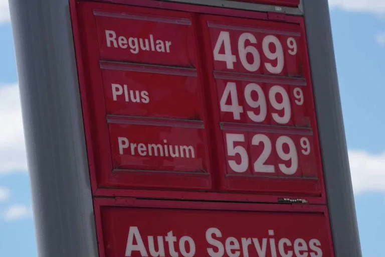 Oil pump jacks at sunset as crude prices climb amid the Iran conflict